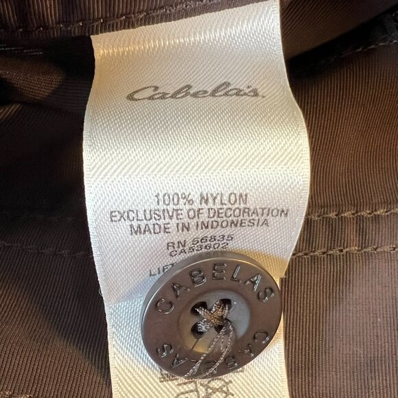 Cabela's Classic Fit Convertible Cargo Pants 32x30 Brown Nylon Zip-Off - Picture 4 of 4